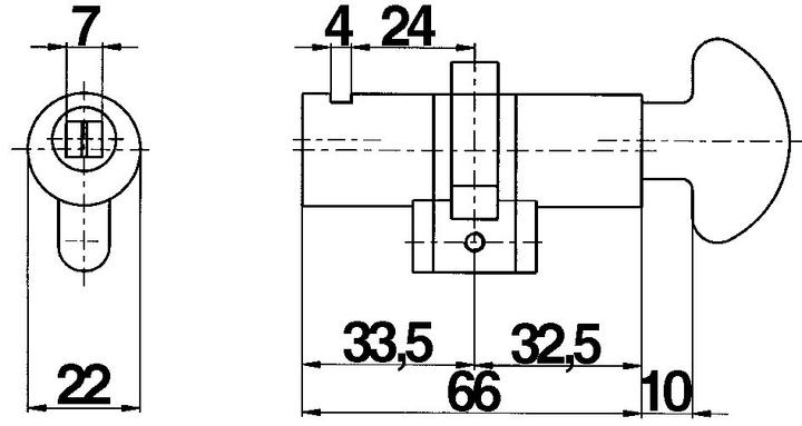 Actual product image Mega Locking cylinder (Profile cylinder)