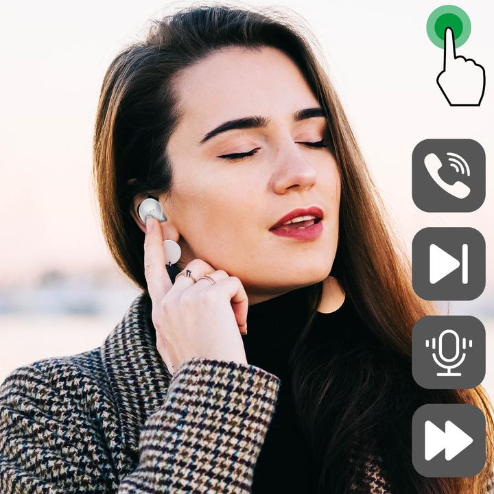 Image du produit 4smarts Ecouteurs intra-auriculaires Eara Core Blanc (Pas de réduction du bruit, 4 h, Sans fil)