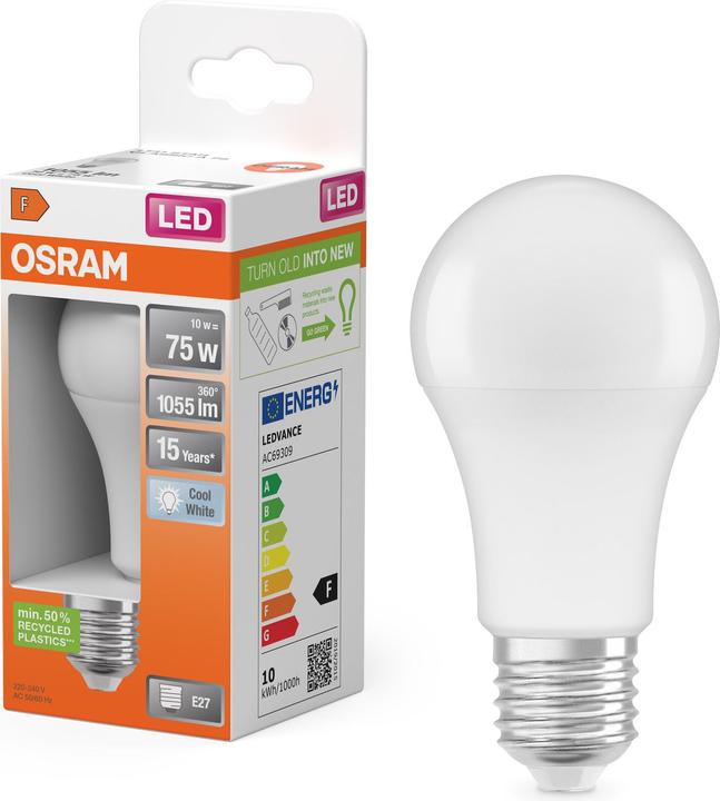 Produktbild Osram Led Star Classic A (E27, 10 W, 1055 lm, 1 x, F)