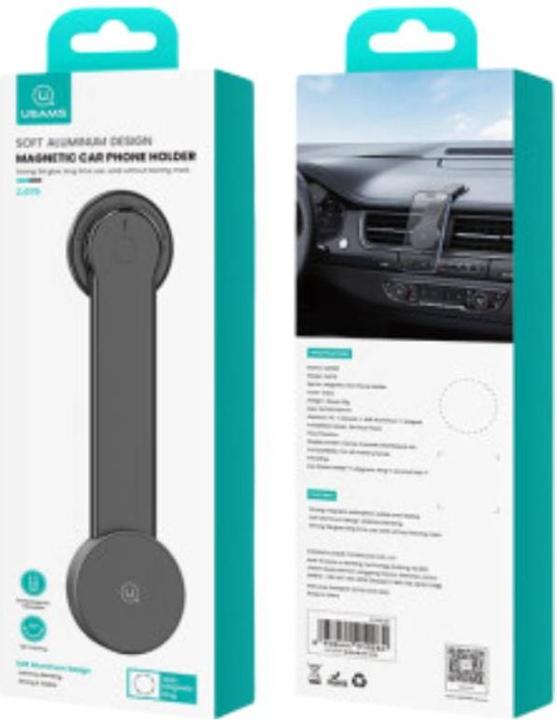 Actual product image Usams Uchwyt magnetyczny uniwersalny na kokpit US-ZJ079 czarny/black ZJ79ZJ01