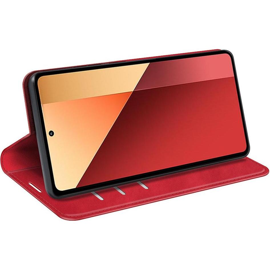Thumbnail - Cover-Discount Poco M6 Pro / Redmi Note 13 Pro 4G - Stand Case rot (Xiaomi Redmi Note 13 Pro 4G, Xiaomi Poco M6 Pro), Sm...