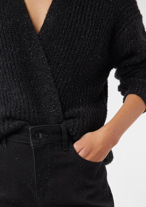 Produktbild Comma Strickjacke Strickcardigan mit Glitzergarn (34)