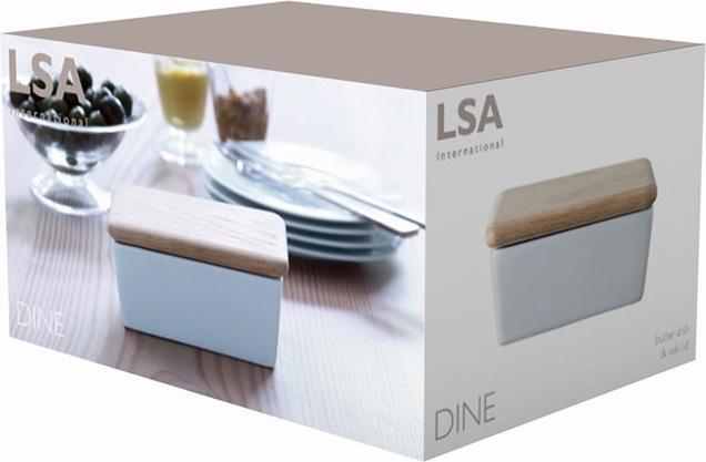 Image du produit LSA Dine Butterdose & Eichenholz Deckel