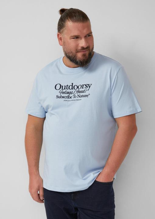 Produktbild S.Oliver T-Shirt Baumwoll-T-Shirt mit Frontprint (4XL)
