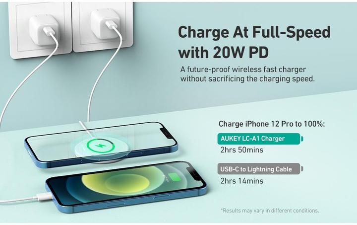 Produktbild Aukey Aircore Magnetic Charger (15 W)