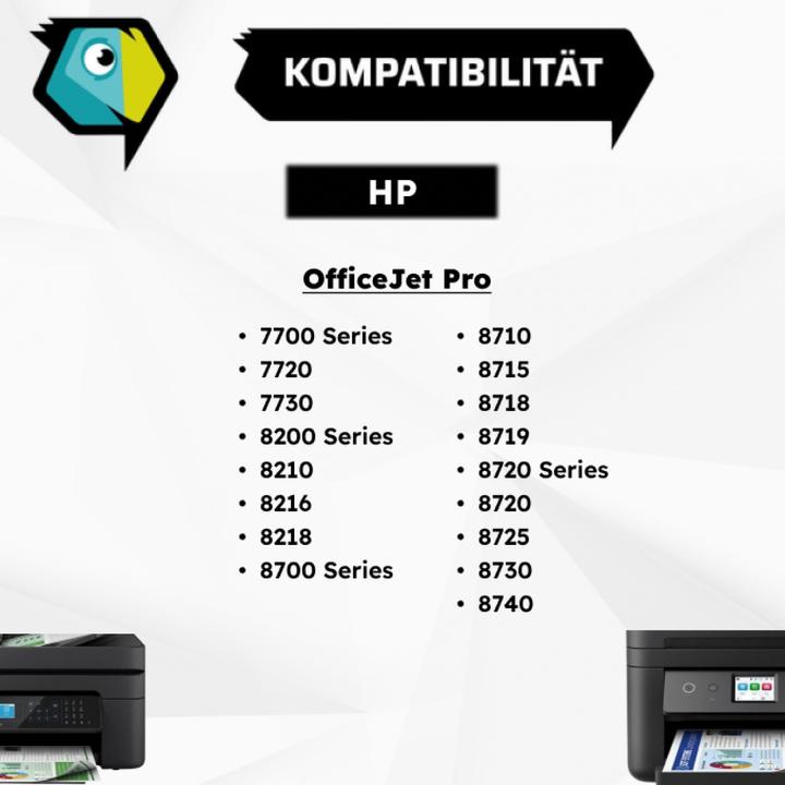 Produktbild Inkadoo kompatible Tintenpatrone als Ersatz für HP L0S58AE / 953 passend für HP OfficeJet Pro 7700 Series (C)