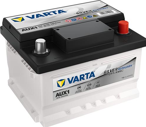 Image du produit Varta AUX1 SILVER DYNAMIC SLI 535 106 052 Batterie de secours (12 V, 35 Ah, 520 A)