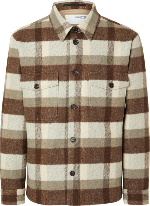 Image du produit Selected Homme Shacket à carreaux (L)