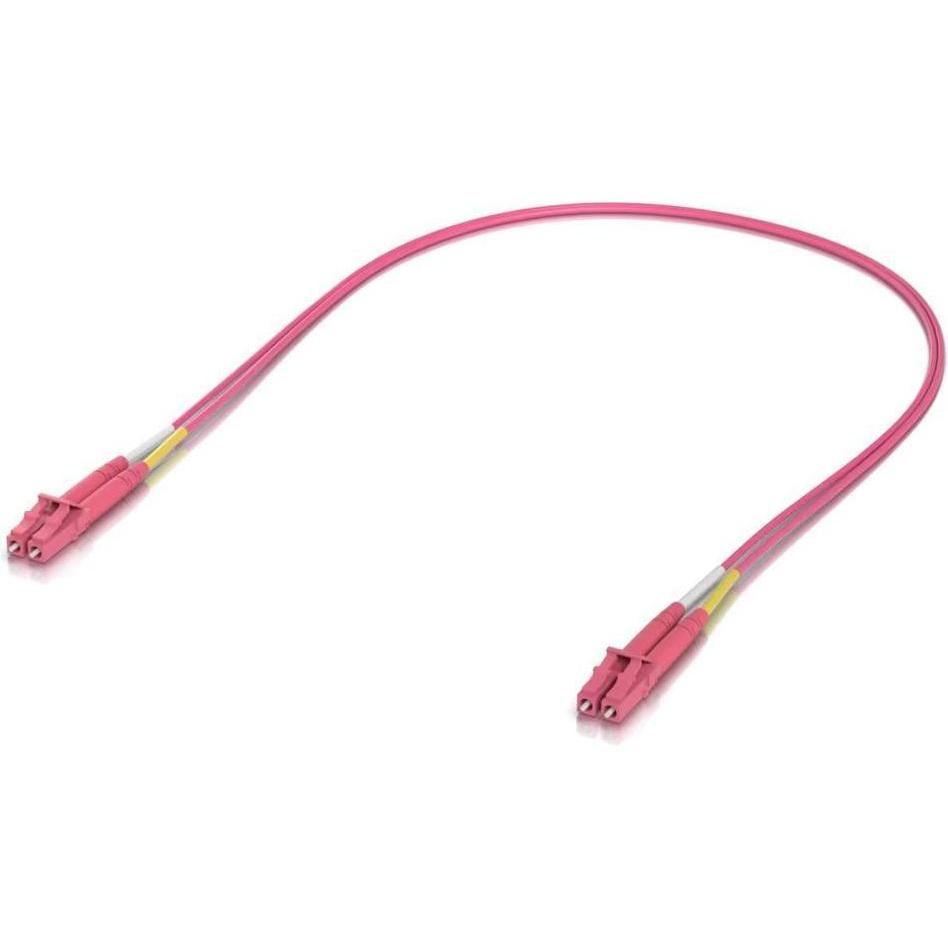 Ubiquiti UACC-OFC-M2-LULU-0.5M-50 - OM4 Duplex LC UPC Glasfaser Patchkabel, 50 x 0,5m (0.50 m), Netz