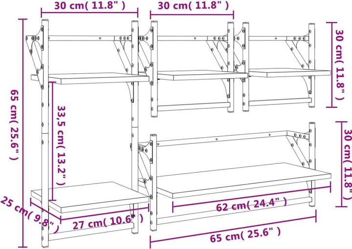 Immagine prodotto vidaXL Wandregal