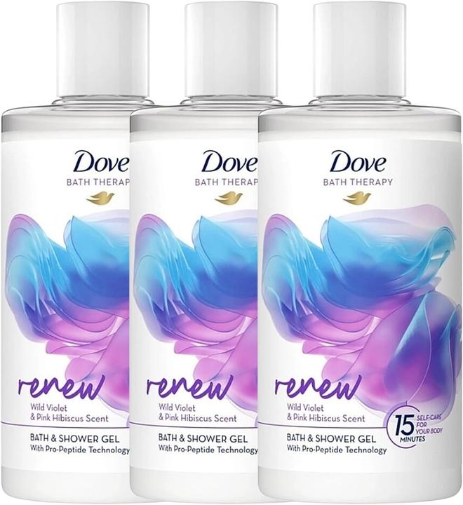 Productafbeelding Dove Bath Therapy Renew Douche- en Badgel met hoogwaardige ingrediënten 400ml Citrus (400 ml)