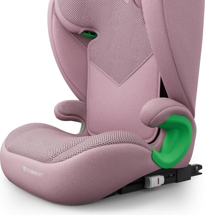 Produktbild KinderKraft Car seat JUNIOR FIX 2 PLUS i-Size pink (Kindersitz, ECE R129/i-Size Norm)