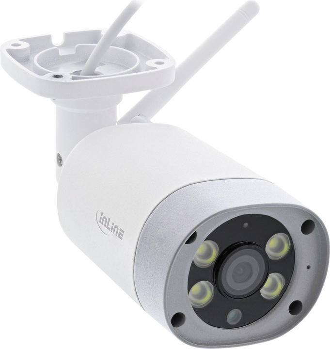 InLine SmartHome HD Kamera aussen mit LED (1920 x 1080 Pixels)