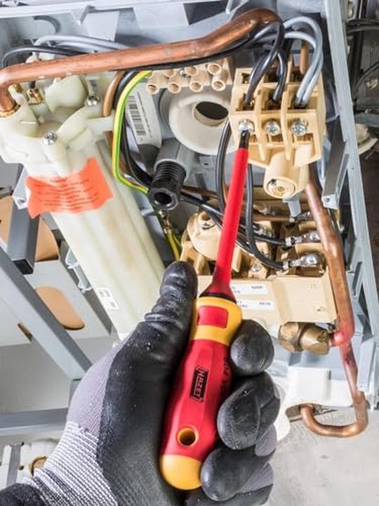 Actual product image HAZET Screwdriver set ∙ with protective insulation 804VDE/14 ∙ Pozidriv profile PZ, Cross recess pr… (Phillipps cross recess (PH), Torx (TX), Pozidriv cross recess (PZ), Slotted screws)