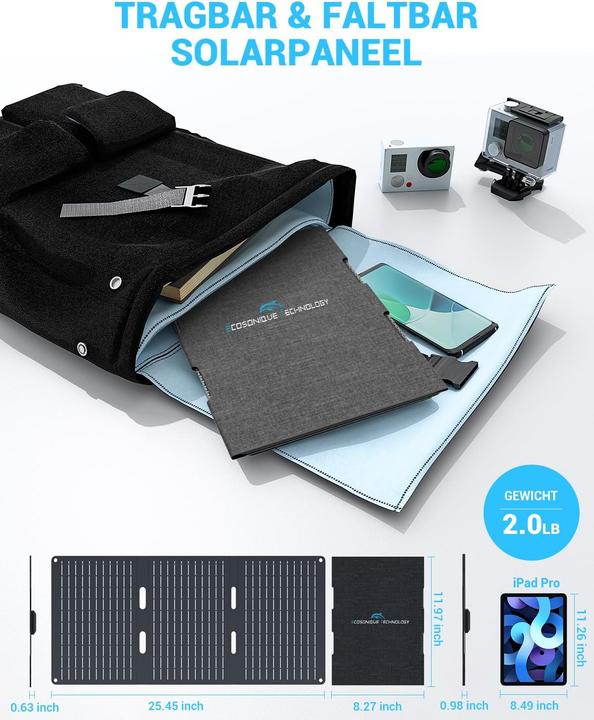 Actual product image Ecosonique Technology Solar panel (30 W, 0.92 kg)