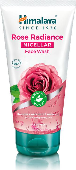 Produktbild Himalaya Rose Radiance Micellar Face Wash Illuminating Face Wash Gel With Organic Rose 150Ml (Reinigungsgel, 150 ml)