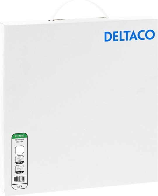Produktbild Deltaco FTP - 50 m - Cat6 - RJ-45 - RJ-45 - Grau (F/UTP, CAT6, 50 m)