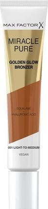 Produktbild Max Factor Miracle Pure Golden Glow Bronzer - Bronzer 15 ml 001 Light-To-Medium (001 Light-To-Medium, Bronzer)