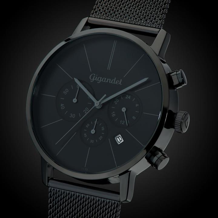 Produktbild Gigandet Elegante analoge Chronographenuhr mit Datumsanzeige und Wasserdichtigkeit (Analoguhr, Chronograph)