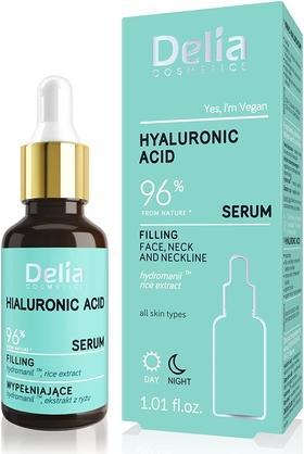 Productafbeelding Delia Cosmetics Hyaluronzuur Serum Anti-Aging Hydraterende Behandeling voor Alle Huidtypen 30ml (30 ml)