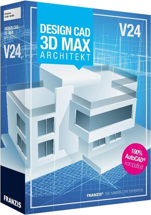 Franzis DesignCAD 3D MAX V24 Architekt (1 User, unbegrenzt)