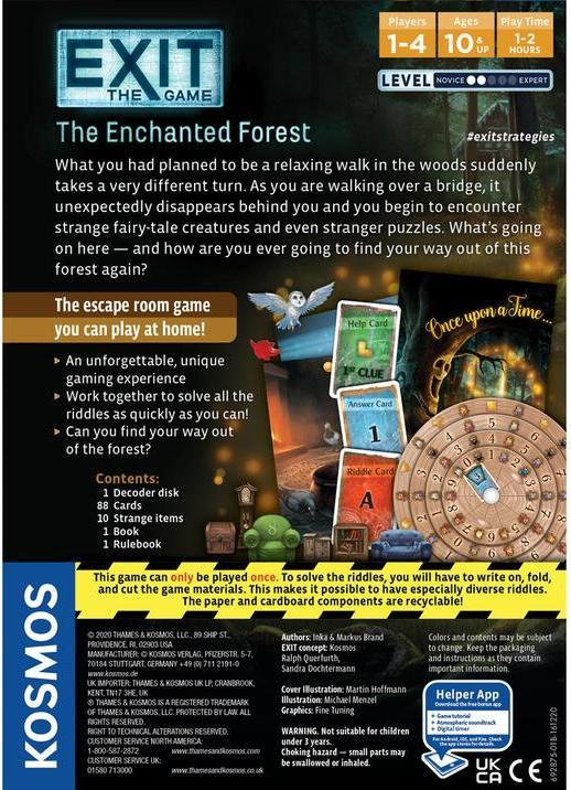 Actual product image Thames & Kosmos EXIT: The Enchanted Forest board game strategy (English)