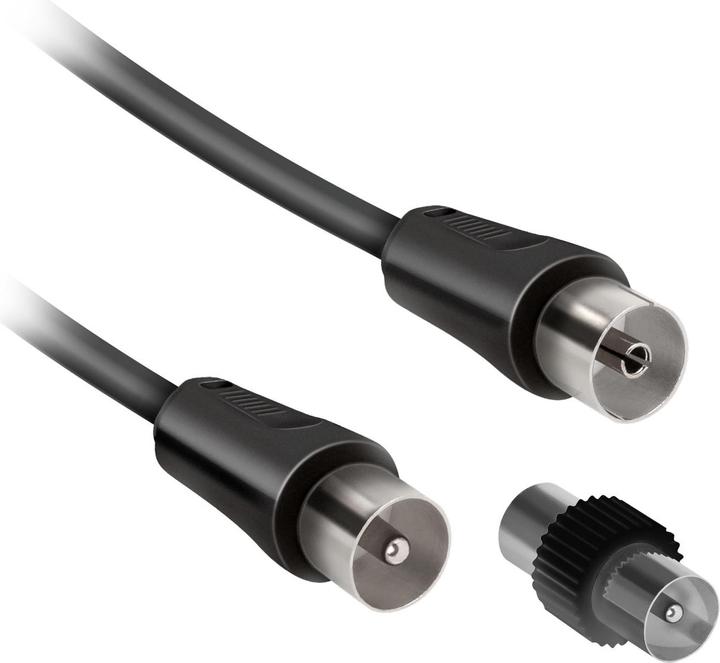 Actual product image Ekon Male antenna / female cable + adapter 75dB (Antenna cable)