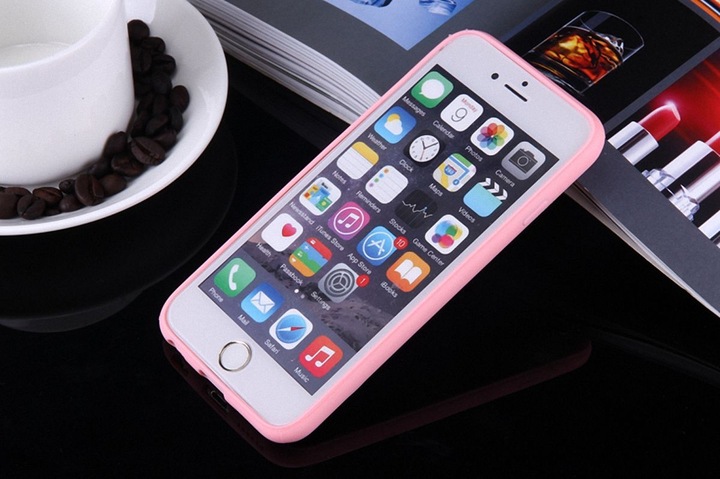 Produktbild König Design Apple iPhone 8 Plus Hülle Case Handy Cover Schutz Tasche Schutzhülle Bumper Pink (Apple iPhone 8 Plus)