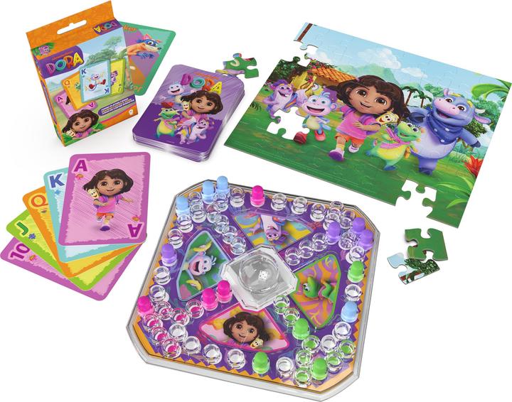 Immagine prodotto Spin Master Dora Spiele & Puzzle Pack Popup Game