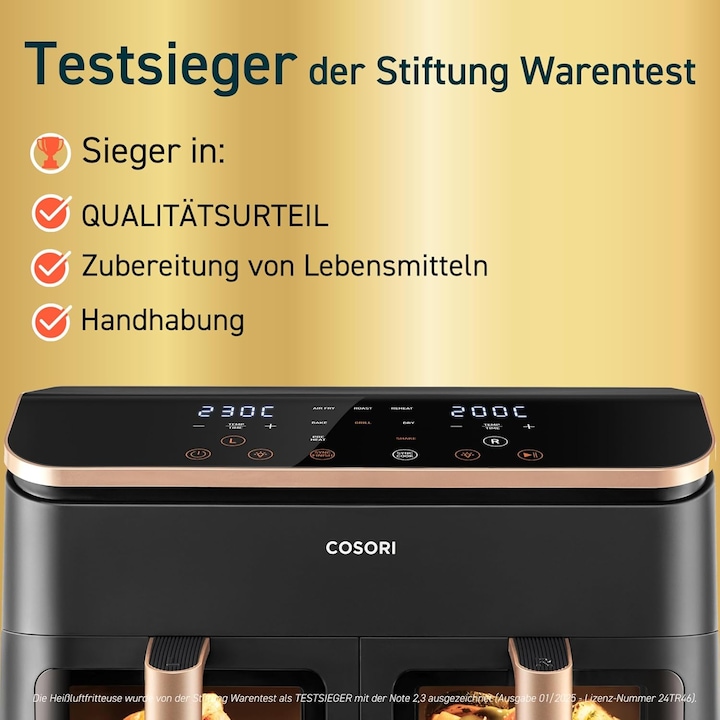 Image du produit Cosori Heissluftfritteuse