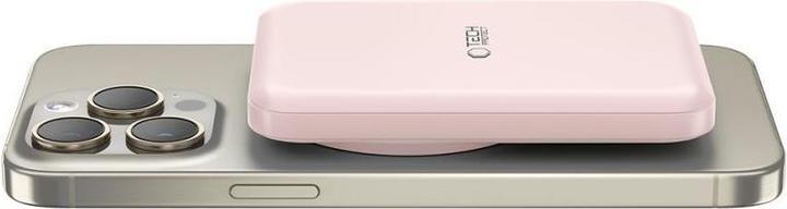 Immagine prodotto Tech-Protect LifeMag PB10 Powerbank con porta USB-C MagSafe 5000mAh 15W - rosa + cavo USB-C (5000 mAh, 15 W)