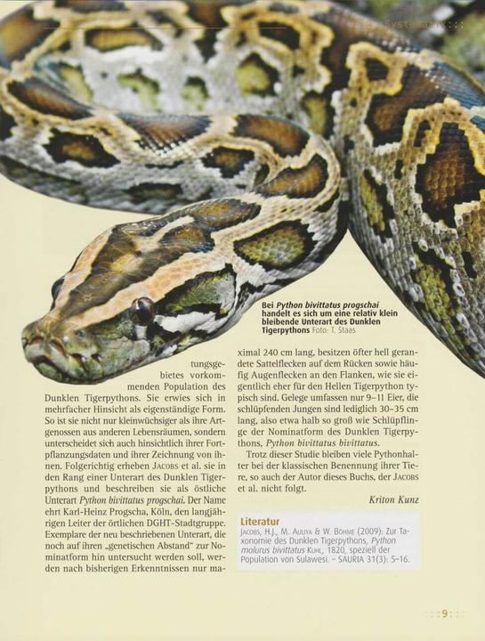 Produktbild Tigerpython (Deutsch, Henry Bellosa, 2017)