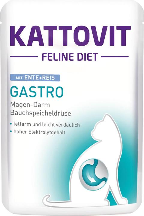 Immagine prodotto Kattovit Anatra gastro + riso (Adulto, 1 pz., 85 g)