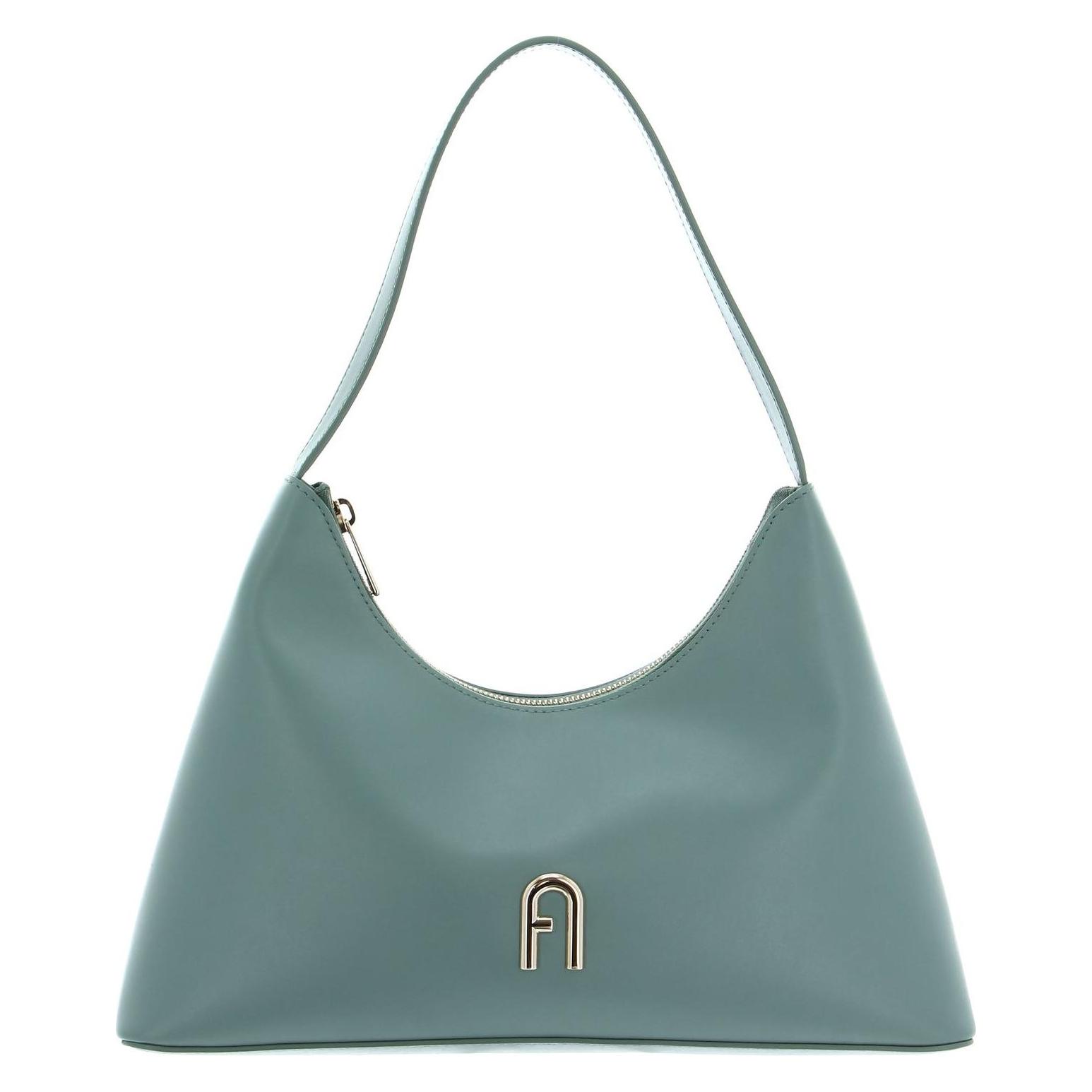 Furla, Damen, Handtasche, Diamante Shoulder Bag, Grün