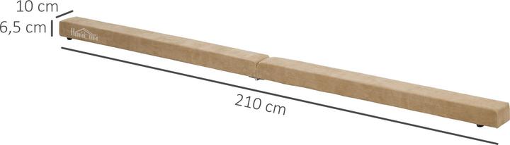 Produktbild Homcom Schwebebalken Kiefernholz, Polyester Braun