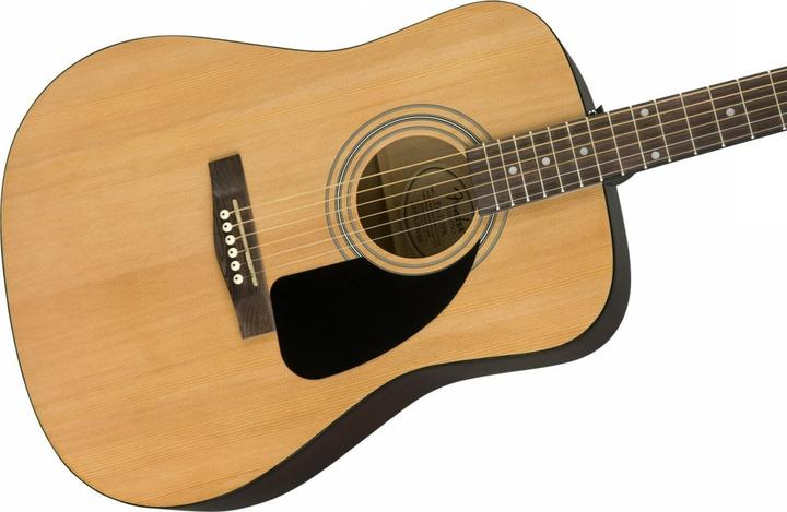 Actual product image Fender FA-115 Dreadnought Pack Natural Walnut westerngitaar set (Western guitar, Back and sides: basswood, Fingerboard: Walnut, Top: Spruce)