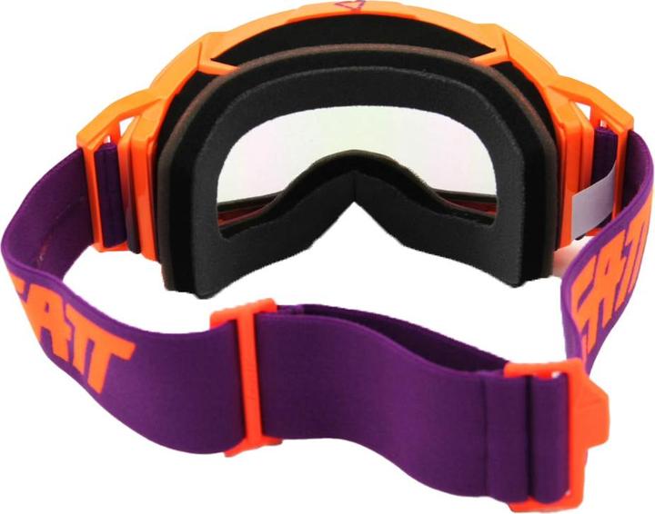 Actual product image Leatt Velocity 5.5 goggles (Orange, Fluo-Purple, Orange, Lilac)