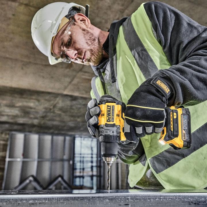 Actual product image DeWalt DCD 800 P1T cordless drill driver 18 V 90 Nm brushless + 1x rechargeable battery 5.0 Ah + (Rechargeable battery operated)