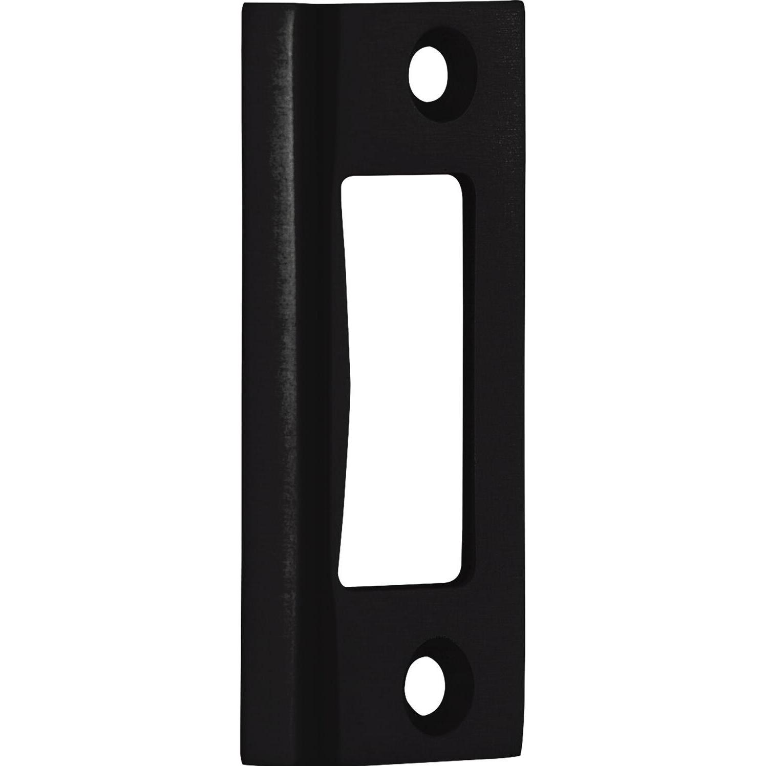 Kws, Baubeschläge + Holzverbinder, Winkelschliessblech 10.401, Falztiefe 24 mm, Aluminium schwarz matt (1 Stk.)