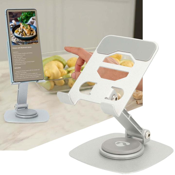Actual product image Nedis Phone stand - Universal - Fully mobile - Silver