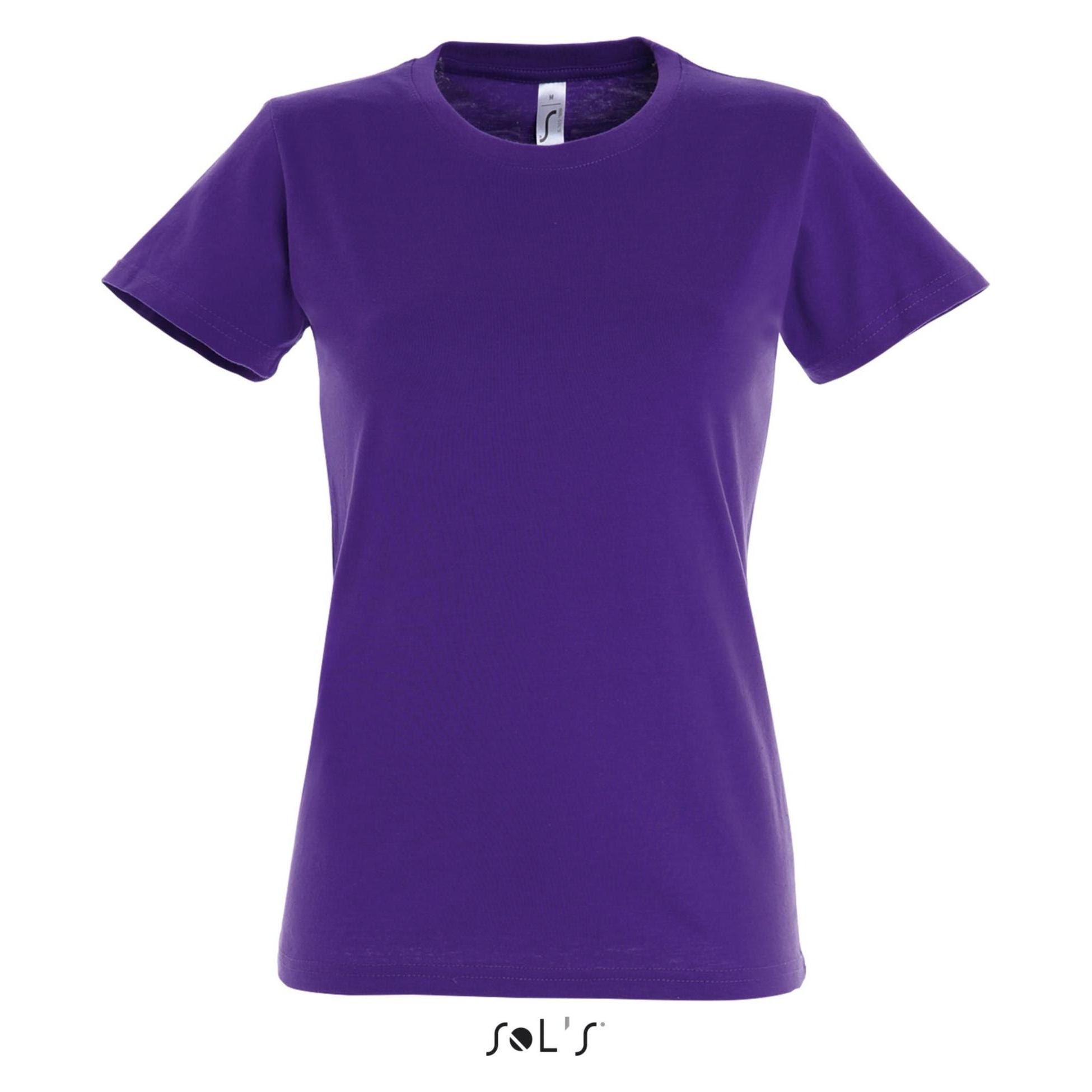 Sol's, Damen, Sportshirt, Imperial (Xl), Violett, Xl