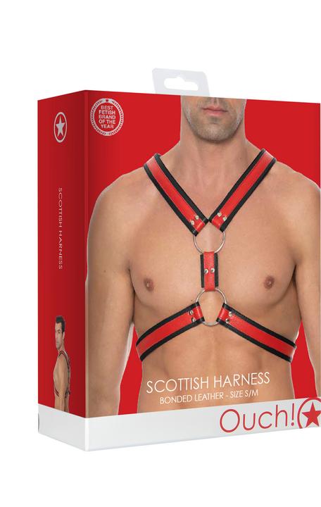 Actual product image Ouch! Scottish Harness - S/M (S, M)