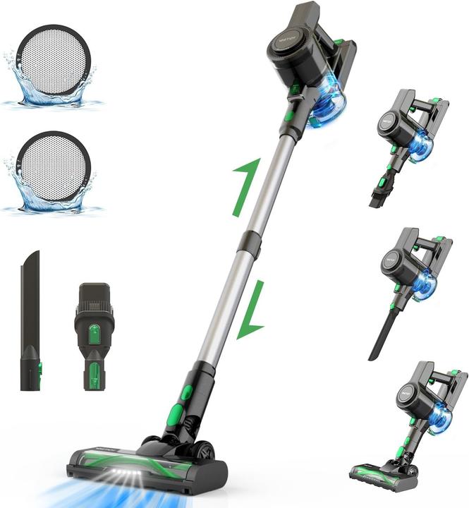 Produktbild Vactidy Draadloze stofzuiger, 30 kPa, 45 min autonomie, 4-in-1, voor dierenhaar, tapijt, bank, auto