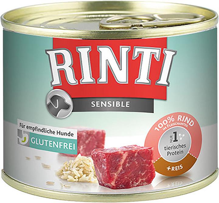 Produktbild Rinti Sensible Rind & Reis (Adult, 1 Stk., 185 g)