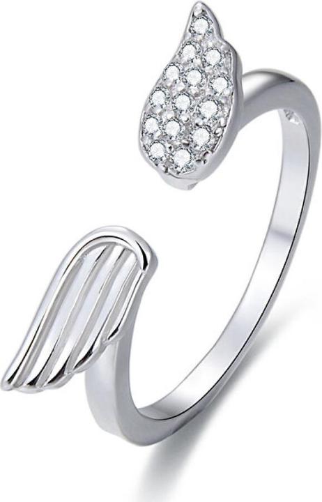 Produktbild Beneto Silver open ring with AGG336 zircons - Circuit: 56 mm (L) (56)