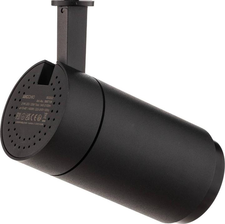 Image du produit Arcchio Nanna LED Spot sur rail noir 4000K 21W (1800 lm)