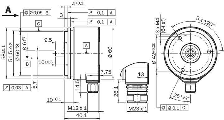 Produktbild Sick Incremental Encoder, 10000 ppr, HTL, TTL Signal, Solid Type, 6mm Shaft (Elektronikkit)