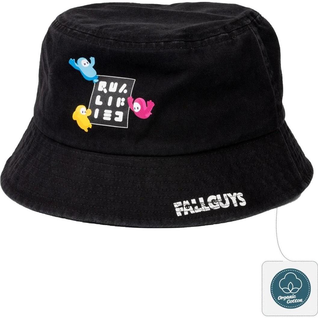 Thumbnail - Itemlab, Herren, Hut, Fall Guys bob Bean Bucket, Schwarz, (One Size)