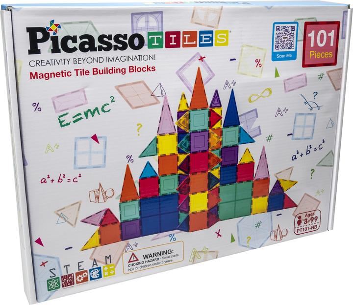 Productafbeelding Tactic Picasso Tegels - 3-D Magnetische Bouwset (101 stuks) (PT101)