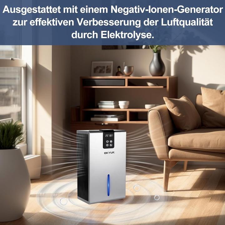 Immagine prodotto Okyuk Luftentfeuchter (10 m², 1.50 l/24h)